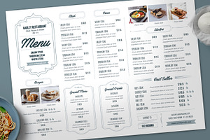 Elegant Menu Board, a Flyer Template by Aarley Kaiven