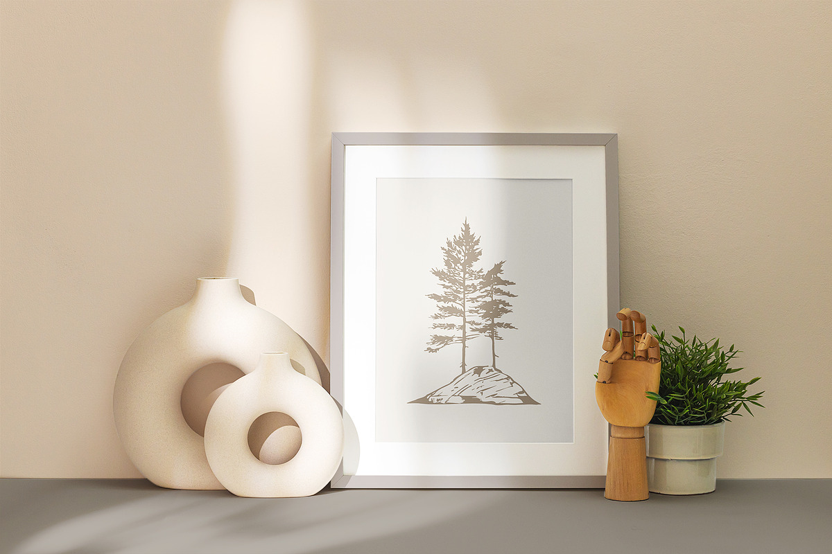 Island Pine Trees | Illustrations, an Object Illustration by Max Lockwood (Photo 10 of 10)