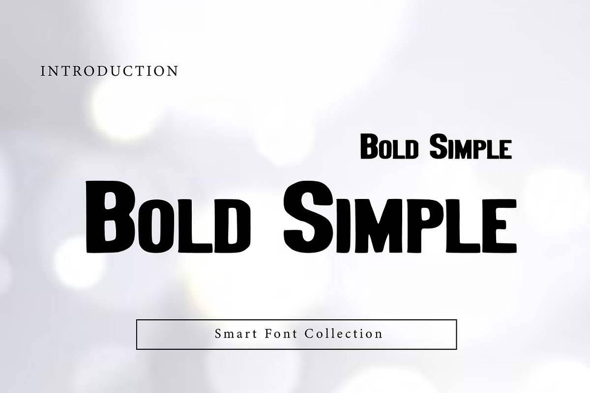 Bold Simple, a Slab Serif Font by Wow Magic (Photo 1 of 3)