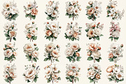 Watercolor Lavender & Ivory Floral, an Illustration by DreamCafeArt (Thumbnail 2 of 6)