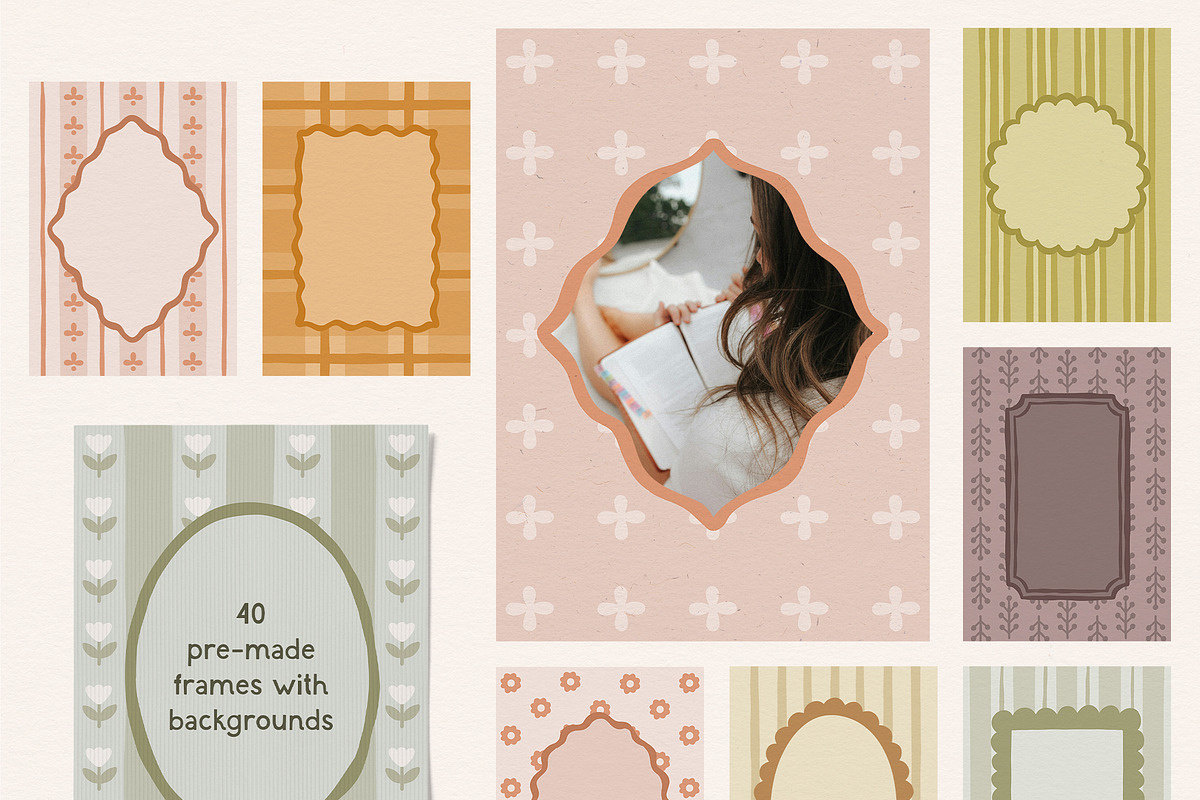 Slow Season - Cottagecore Frames, an Object Graphic by ArtFM (Photo 3 of 12)