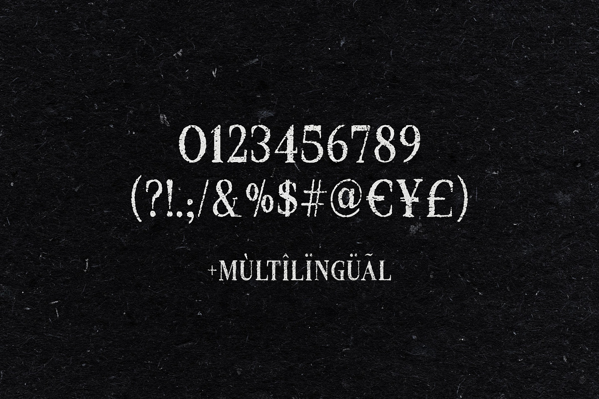 Croak Typeface preview 5