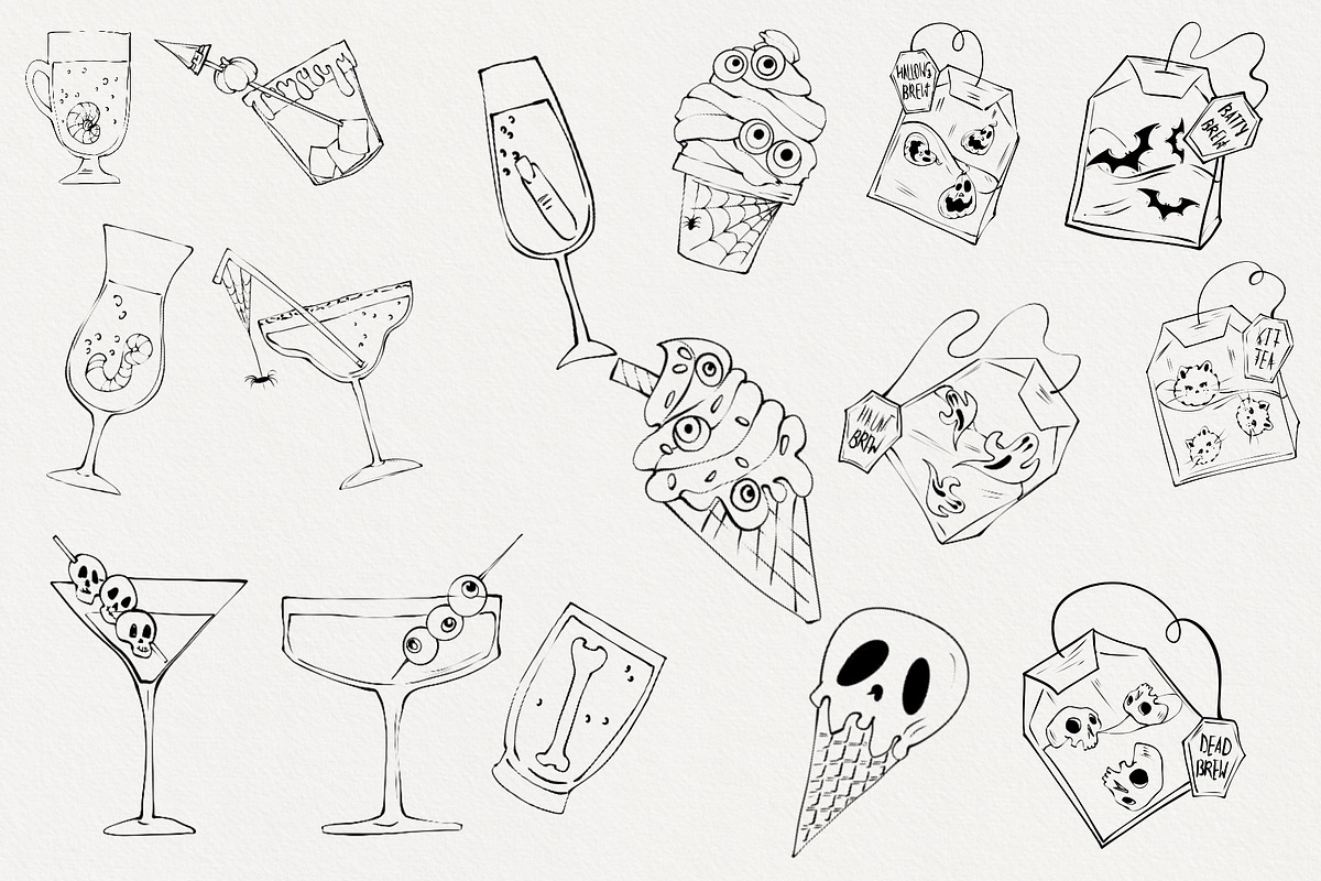 Spooky funny vector illustration, a Seasonal Illustration by AnnaPolitmerskaja (Photo 6 of 6)