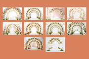 10 Pastel Floral Digital Backdrops, a Background Graphic by 3Motional (Thumbnail 6 of 6)