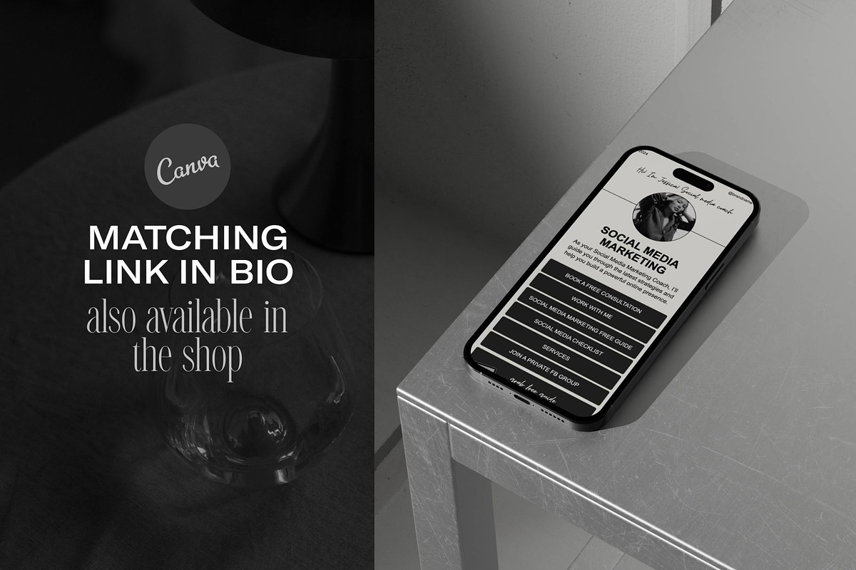 Portrait Instagram Templates Minimal, a Social Media Template by Digital&Chic (Photo 6 of 6)