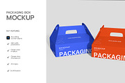 Takeaway Food Box Packaging Mockup, a Product Mockup by graphypix (Thumbnail 2 of 4)