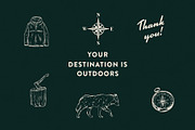 Outdoor Camping vector Illustrations, a Decorative Illustration by dicreate (Thumbnail 16 of 16)