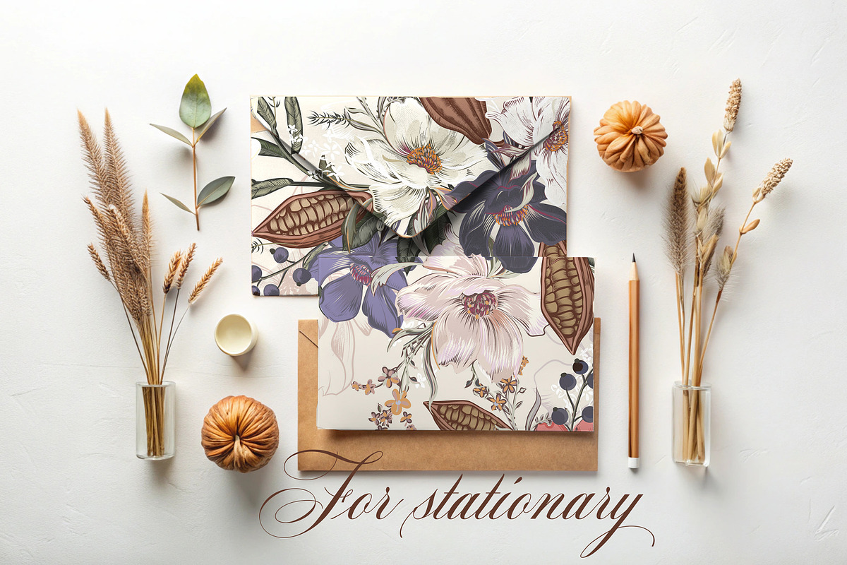 Autumn breath set of patterns, a Pattern Graphic by FleurArt (Photo 18 of 18)