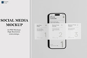 High Quality Social Media Mockup, a Wearable Device Mockup by Ataku Design (Thumbnail 1 of 9)