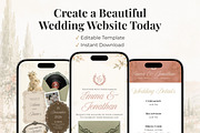 Green and Terracotta Wedding Website, a Landing Page Template by Everyday Perfection (Thumbnail 12 of 12)