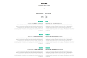 Bold - Personal Resume and Portfolio, a Bootstrap Template by Linewp (Thumbnail 3 of 5)