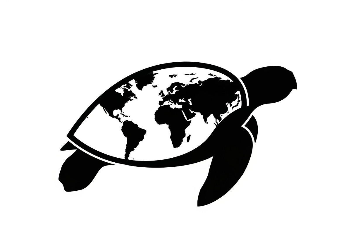 World Map Sea Turtle Bundle, an Illustration by Gaye Art (Photo 25 of 31)