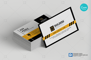 Construction Canva Business Card 17