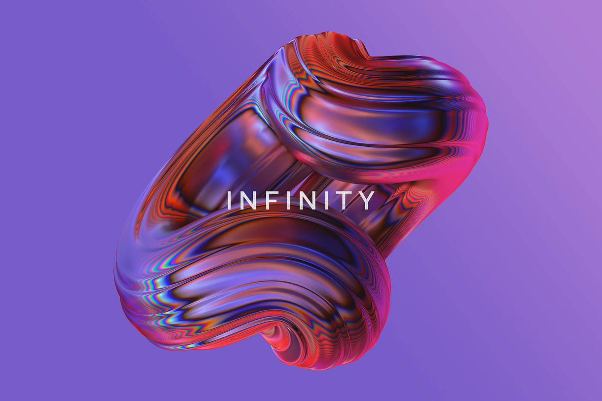 Infinity: 3D Chromatic Shapes, an Object Graphic by RuleByArt (Photo 10 of 24)