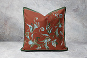 Terracotta Bloom Silk Scarf, an Object Graphic by ilustrinna (Thumbnail 6 of 7)
