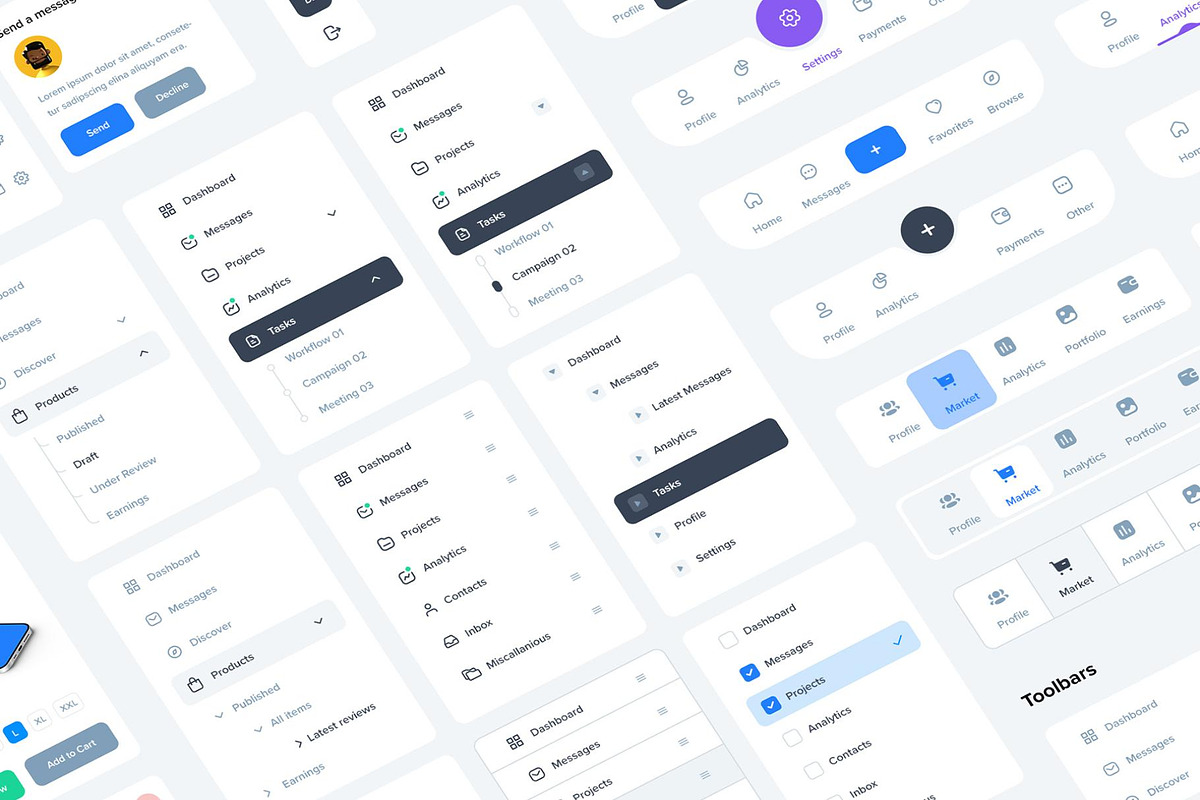 Modular - UI Styleguide & Composer, an UI Kit Template by Creative Perspective (Photo 7 of 8)