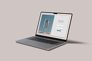 Macbook Mockup Set | 25 PSD files, a Mac Mockup by rahmatmoscae (Thumbnail 16 of 26)