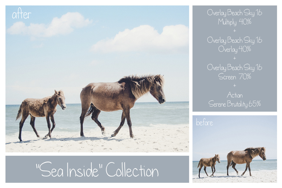 Sea Bundle - Pastel Dreamy Sea, an Action Add-On by LovePhotoMoment (Photo 6 of 20)