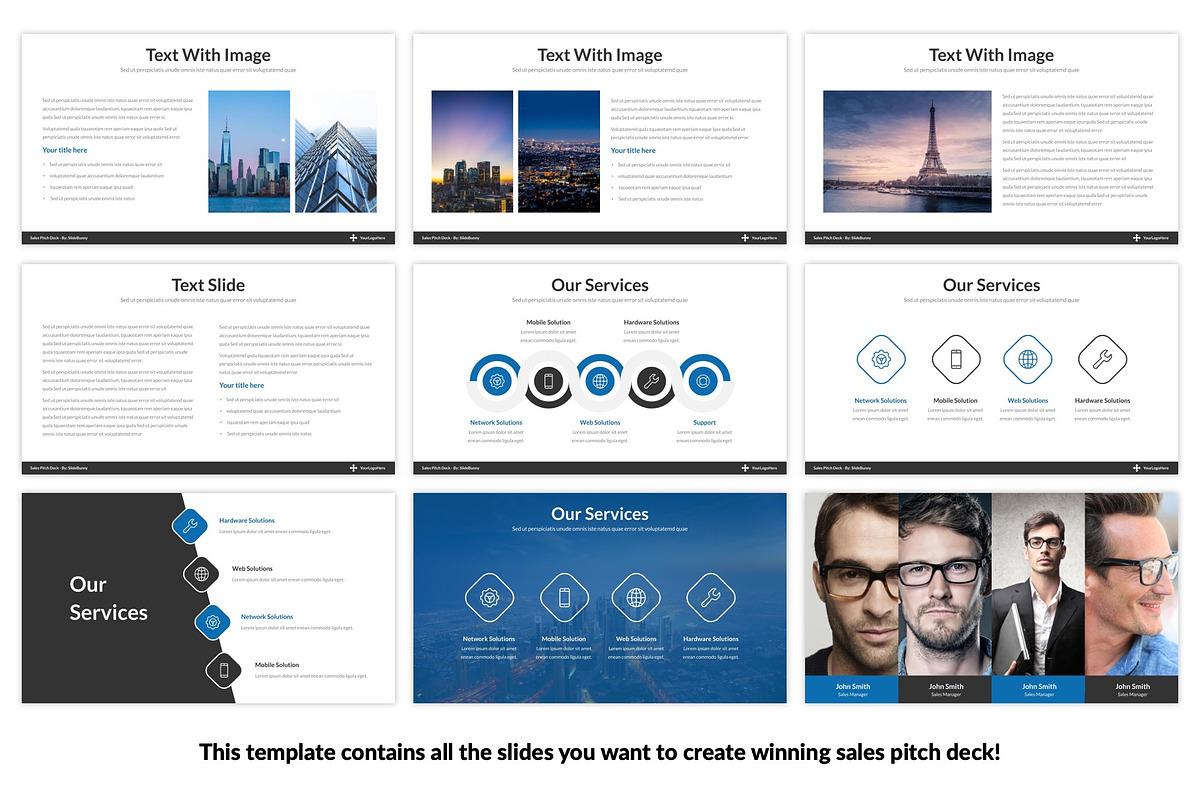 Best Sales Pitch Deck Google Slides, a Presentation Template by SlideBunny (Photo 7 of 21)