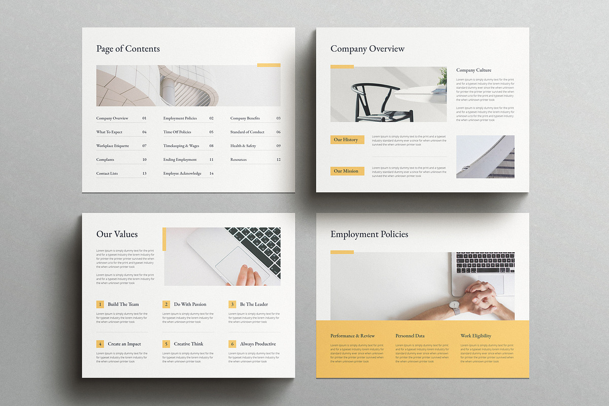 Employee Handbook CANVA Template, a Magazine Template by TemplatesForest (Photo 6 of 8)