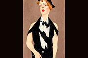 Vintage Fashion Illustration Pack, a Person Illustration by StockVerse Creative (Thumbnail 3 of 7)