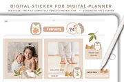 cute hedgehog digital sticker planne, a Design Template by hanacrochetdesign (Thumbnail 5 of 7)