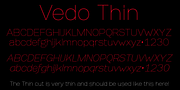 Vedo, a Sans Serif Font by Wiescher-Design (Thumbnail 8 of 8)