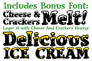 Cheese and Crackers, a Serif Font by Comicraft Fonts (Thumbnail 3 of 3)