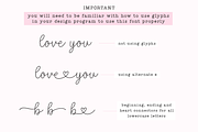 Love Ever | Heart Connector Font, a Script Font by KA Designs (Thumbnail 11 of 11)