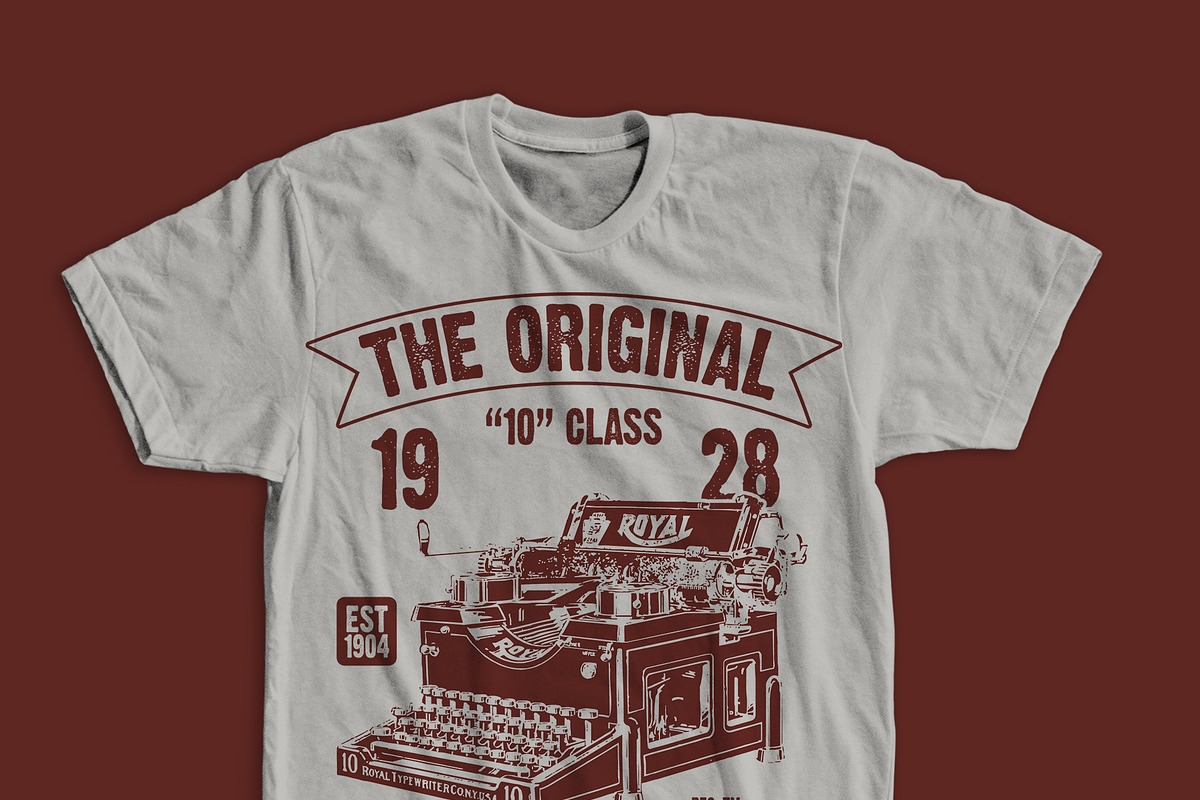 100 Retro Vintage T-Shirt Designs 2, an Illustration by CJR Designs (Photo 18 of 34)