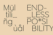 Qonseat a Geometric Display Sans, a Sans Serif Font by Lettertype Studio (Thumbnail 9 of 9)