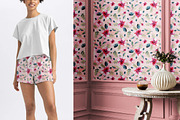 Watercolor Flowers Seamless Pattern, a Pattern Graphic by Gullenda (Thumbnail 6 of 6)