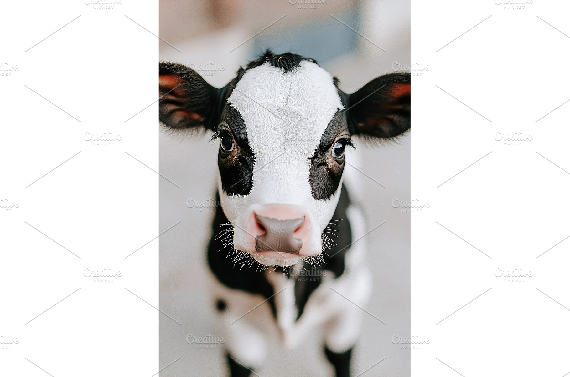 Adorable holstein calf with black, an Animal Photo by Lermont51