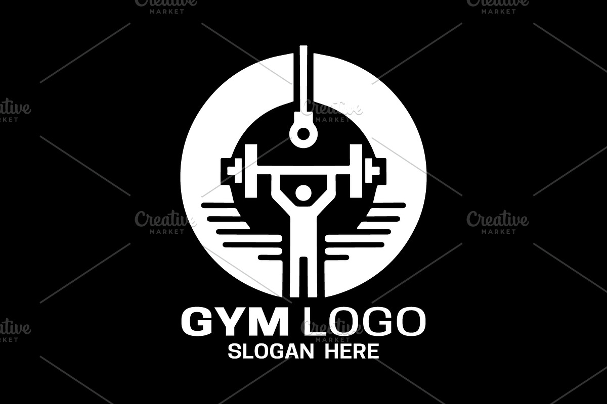 Gym logo, a Branding & Logo Template by Vectorium Studio (Photo 2 of 2)
