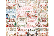 Watercolor Clipart Whole Shop Bundle, a Seasonal Illustration by ClipArtCharm (Thumbnail 6 of 9)