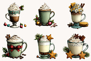 Christmas Hot Cocoa Clipart, a Seasonal Illustration by Designworld (Thumbnail 5 of 11)
