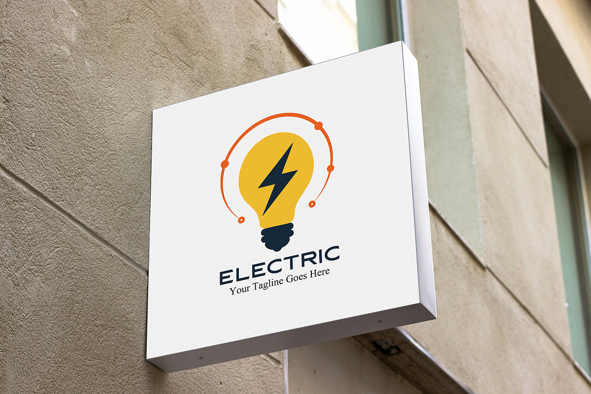Lightbulb & Electric Logo Design, a Branding & Logo Template by YUDesignStore (Photo 4 of 8)