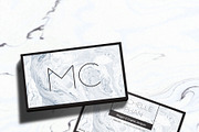 Marble business card template, a Business Card Template by Chic templates (Thumbnail 3 of 3)