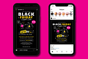 Black Friday Sale Set, a Flyer Template by Totem Design Studio (Thumbnail 5 of 5)