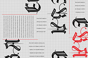 Frakturshape Line, a Blackletter Font by cromatixclassroom (Thumbnail 4 of 9)