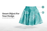 Mini Skirt Mockup, a Bottom Mockup by rebrandy (Thumbnail 4 of 9)