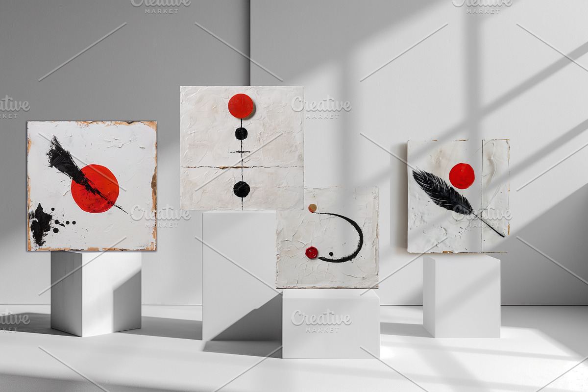 Red Sun, Black Silence, a Decorative Illustration by Vika_Softlife (Photo 3 of 4)