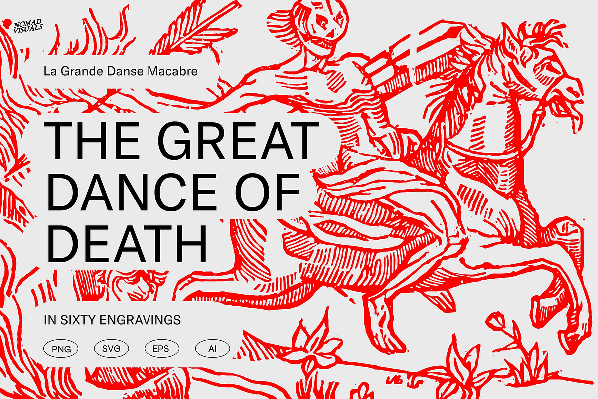 The Great Dance of Death, an Illustration by Nomad Visuals (Photo 1 of 19)
