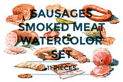 CHEESE SEAFOOD SAUSAGES BUNDLE, a Food Illustration by wedraw (Thumbnail 4 of 5)