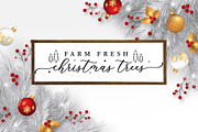 Farmhouse Christmas Sign Mega Pack, a Graphic by CraftlabSVG (Thumbnail 6 of 17)