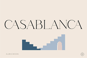 Casablanca - Sleek & Exotic Serif