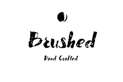 Brushed Font Rough Textured, a Script Font by Jadugar Design Studio (Thumbnail 1 of 6)