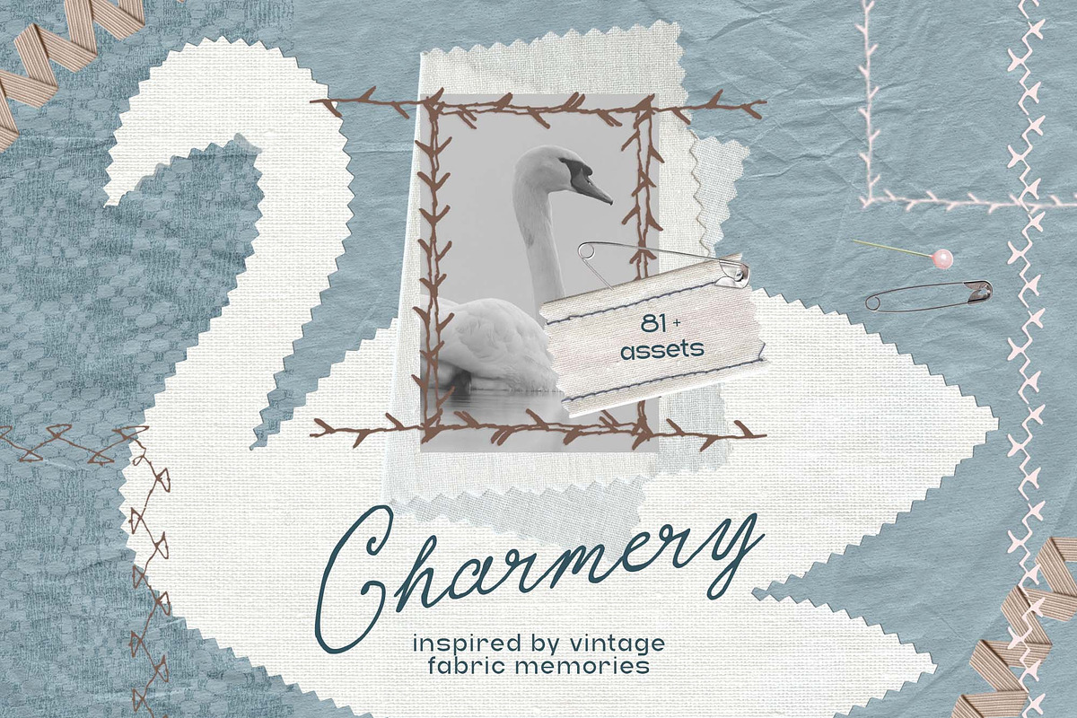 Charmery – Textile Nostalgia, an Object Graphic by DigARTbyHavroshka (Photo 1 of 15)