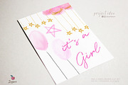 Sweet Dreams. Baby Girl Clipart 050, an Illustration by Drawberx (Thumbnail 8 of 16)