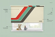 Roller Blind Mockup Set, a Product Mockup by Creatsy (Thumbnail 6 of 9)